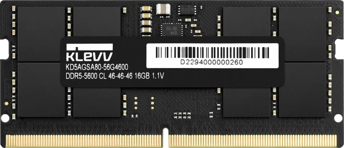 Klevv SO-DIMM 16GB, DDR5-5600, CL46-46-46-90, bulk