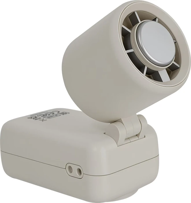 Verbatim Cool 'n' Go Ice Touch Mini Handventilator weiß/silber