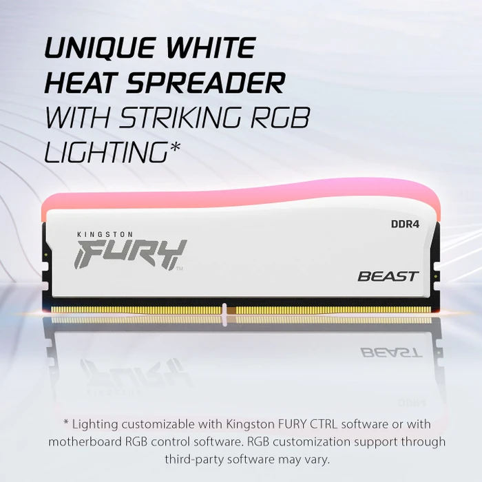 Kingston FURY Beast RGB Special Edition UDIMM 32GB Kit, DDR4-3600, CL18-22-22, 1RX8