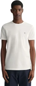 Gant Piqué T-Shirt kurzarm eggshell (Herren)