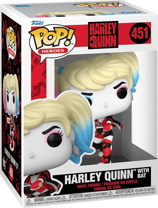 FunKo Pop! Heroes - DC Harley Quinn - Harley Quinn with Bat