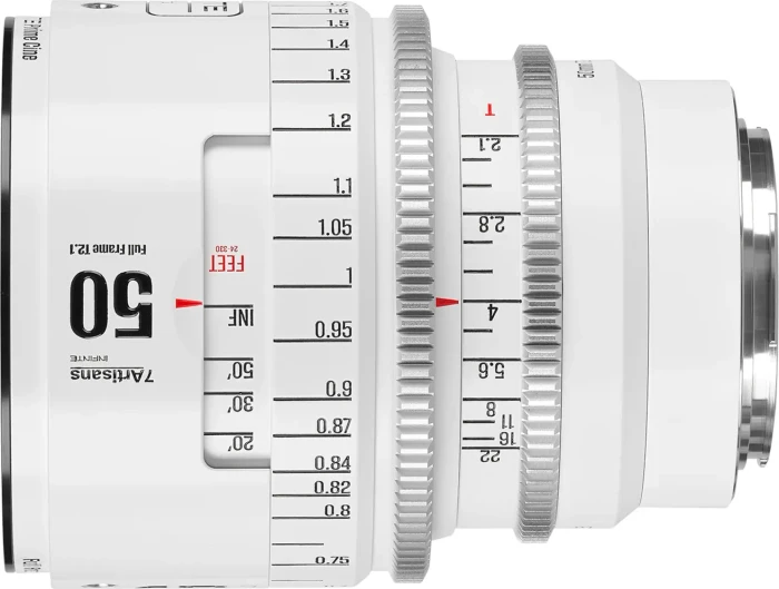 7artisans Infinte 50mm T2.1 Full Frame Cine für PL weiß