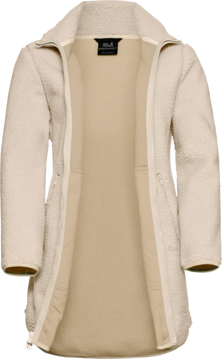 Jack Wolfskin High Curl Coat Funktionsmantel oyster (Junior)