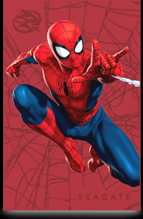 Seagate FireCuda Gaming HDD - Spider-Man Special Edition, 2TB, +Rescue, USB 3.0 Micro-B