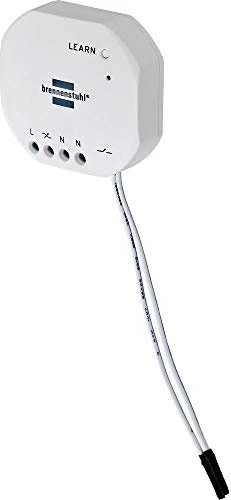 Brennenstuhl BrematicPRO Funk-Aktor mit Schalteranbindung UPMS 868 01 W400 3726, Schaltaktor