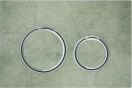 Geberit Sigma21 Betätigungsplatte Betonoptik/verchromt