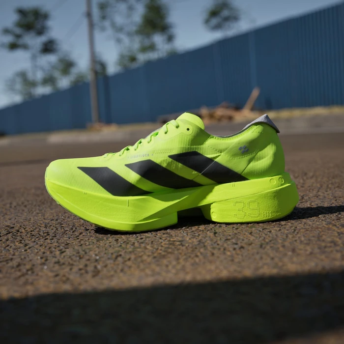 adidas Adizero Adios Pro 4 lucid lemon/core black/halo silver (Damen)