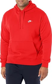 Nike Sportswear Club Fleece Hoodie university red/white (Herren)