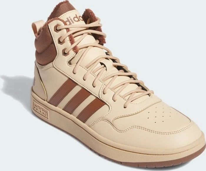 adidas Hoops 3.0 Mid Lifestyle Basketball Classic Fur Lining Winterized magic beige/preloved brown
