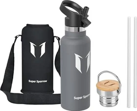 Super Sparrow To Go Isolierflasche 500ml grau