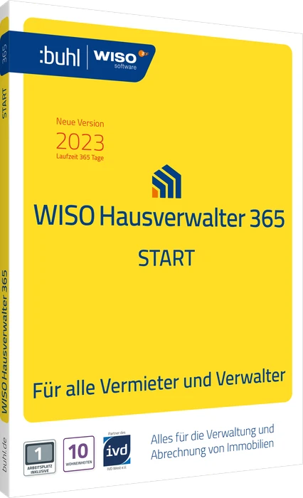 Buhl Data WISO Hausverwalter 365 2023 Start, ESD (deutsch) (PC)