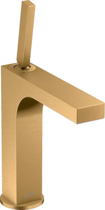 Hansgrohe Axor Citterio 160 Waschbeckenarmatur mit Ablauffernbedienung brushed brass