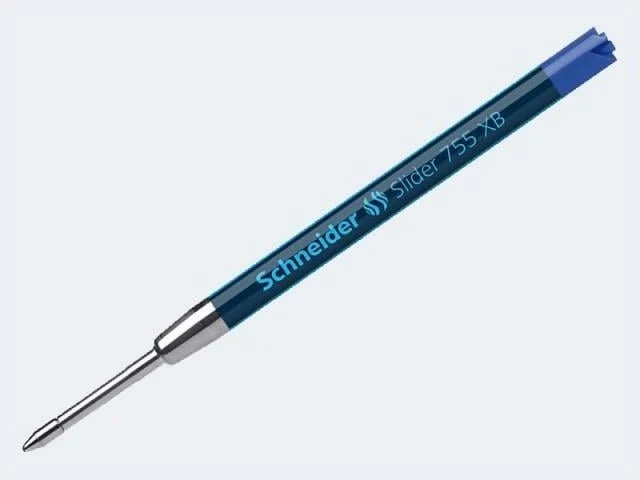 Schneider Slider 755 Großraummine G2 XB blau, 10er-Pack