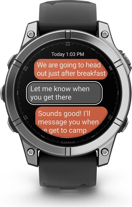 Garmin Fenix E stainless steel/black
