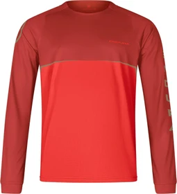 Endura SingleTrack Core Print Trikot langarm flame red (Herren)