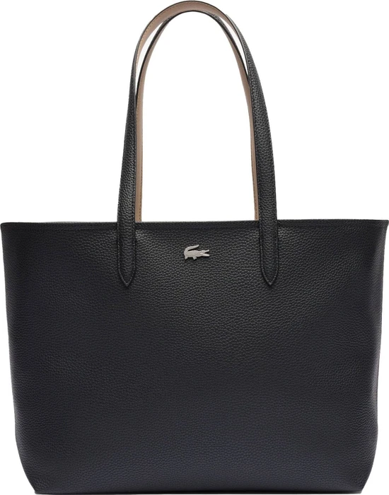 Lacoste Anna Reißverschluss Tote Shopper noir farine