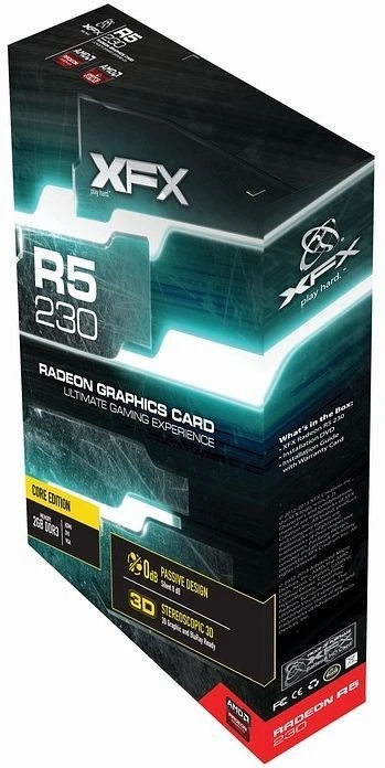 XFX Radeon R5 230 Core Edition, 2GB DDR3, VGA, DVI, HDMI