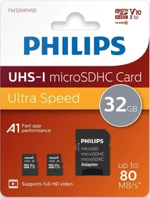 Philips R80/W20 32GB Kit, UHS-I U1, A1, Class 10, 2er-Pack