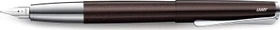 Lamy studio dark brown, rechte Hand, fein