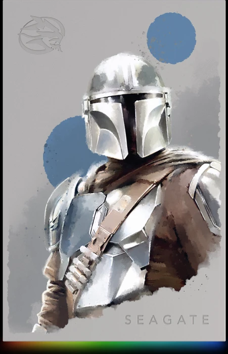 Seagate FireCuda Gaming HDD - The Mandalorian Special Edition, 2TB, +Rescue, USB 3.0 Micro-B
