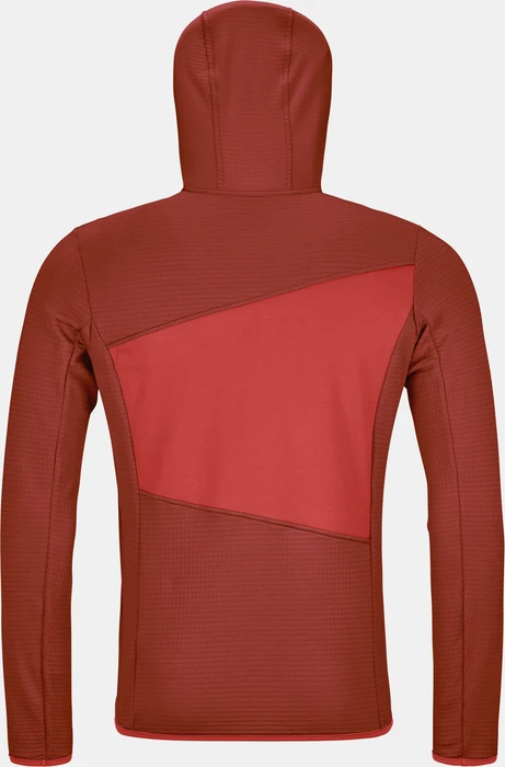 Ortovox Fleece Grid Hoody Funktionsjacke clay orange (Herren)