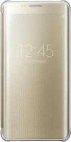 Samsung Clear View Cover für Galaxy S6 Edge+ gold