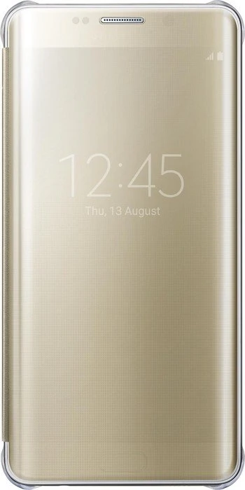 Samsung Clear View Cover für Galaxy S6 Edge+ gold