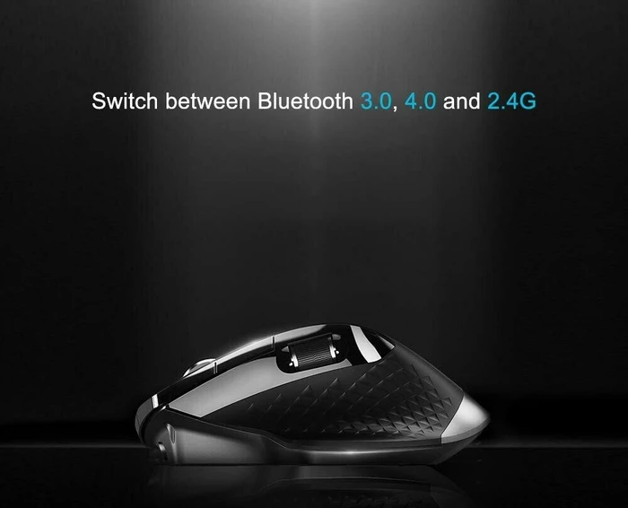 Rapoo MT750S Multi-mode Wireless schwarz, USB/Bluetooth