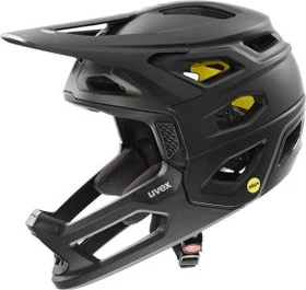 UVEX Revolt MIPS Fullface-Helm all black mat