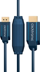 Clicktronic Casual DisplayPort 1.1/HDMI Adapterkabel, 1m
