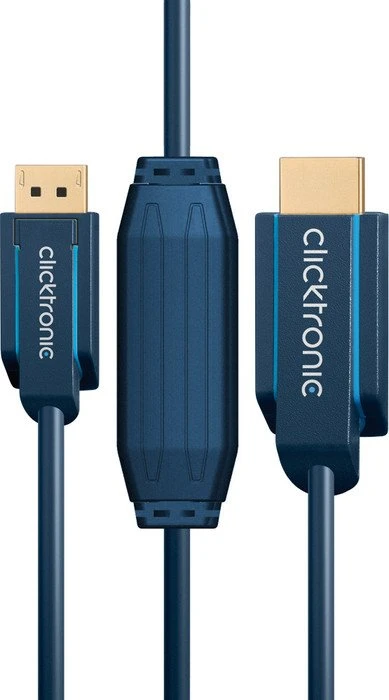 Clicktronic Casual DisplayPort 1.1/HDMI Adapterkabel, 1m