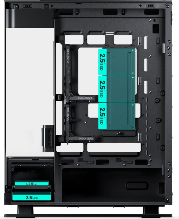 Phanteks Evolv X2 Matrix, schwarz, Glasfenster