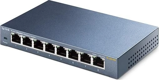 TP-Link TL-SG108 Desktop Gigabit Switch, 8x RJ-45