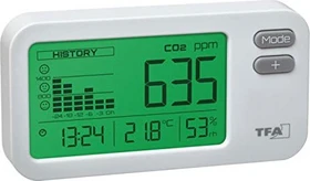 TFA Dostmann AirCO2ntrol Coach CO2-Luftmessgerät weiß