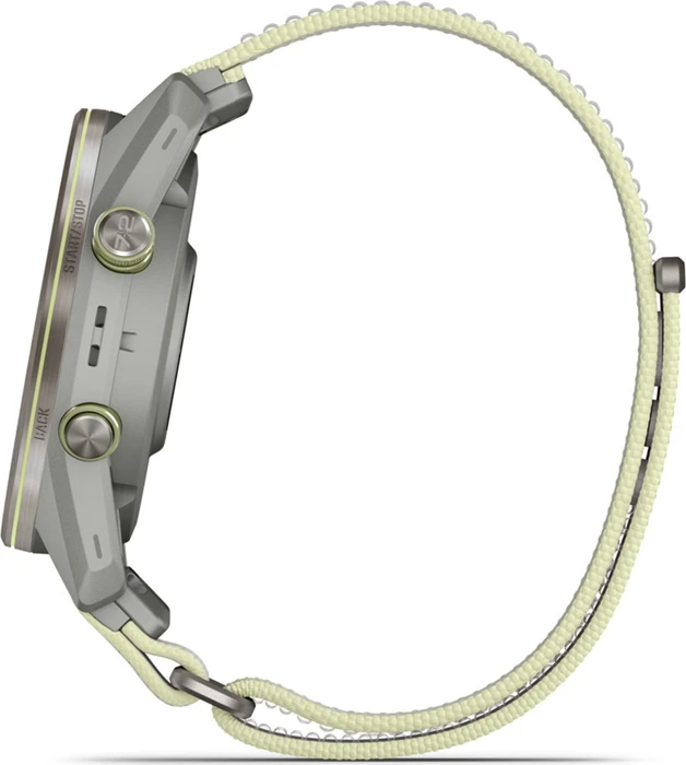 Garmin Approach S72 47mm silver-citron titanium/fog grey-citron