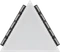 Corsair iCUE LC100 Case Accent Lighting Panels Mini Triangle Expansion Kit, RGB-Beleuchtung, 9er-Pack, schwarz Vorschaubild