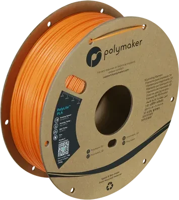 Polymaker PolyLite PLA, orange, Spule, 1.75mm, 1.00kg