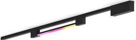 Philips Hue White and Color Ambiance Basis Perifo Schienensystem für die Decke gerade mit 1 Gradient Light Tube kompakt schwarz