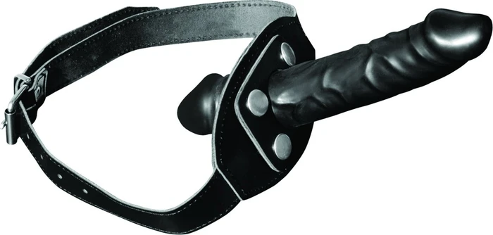 XX-Dreamstoys Mundknebel mit abnehmbarem Dildo schwarz