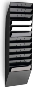 Durable Flexiboxx 12 Prospekthalter, 12 Fächer, A4, quer, schwarz