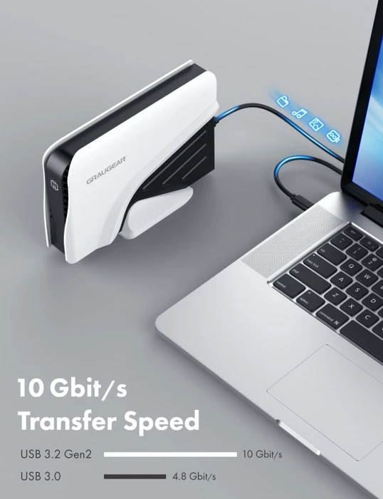 Graugear Gaming Festplatte, 4TB, USB-C 3.1