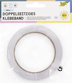 Folia Doppelseitiges Klebeband transparent, 5mm/18m, 1 Stück