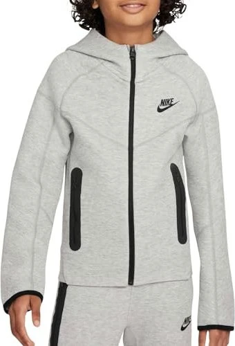 Nike Sportswear Tech Fleece Hoodie dark grey heather/black (Junior)