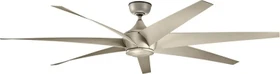 Elstead Lighting Lehr Deckenventilator satin silber antik