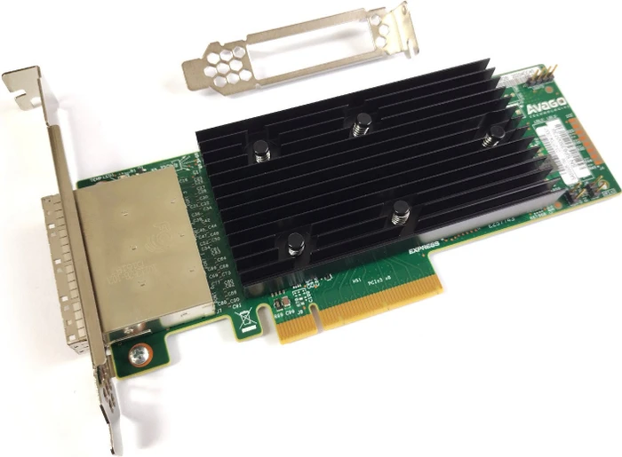 Broadcom SAS 9305-16e, PCIe 3.0 x8