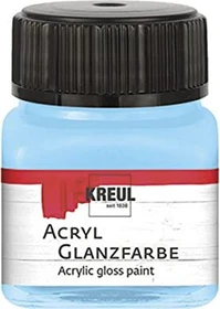 Kreul Acryl Glanzfarbe, hellblau, 20ml