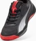 Puma Nova Court flat dark gray/puma black/flat medium gray/active red (Damen) Vorschaubild