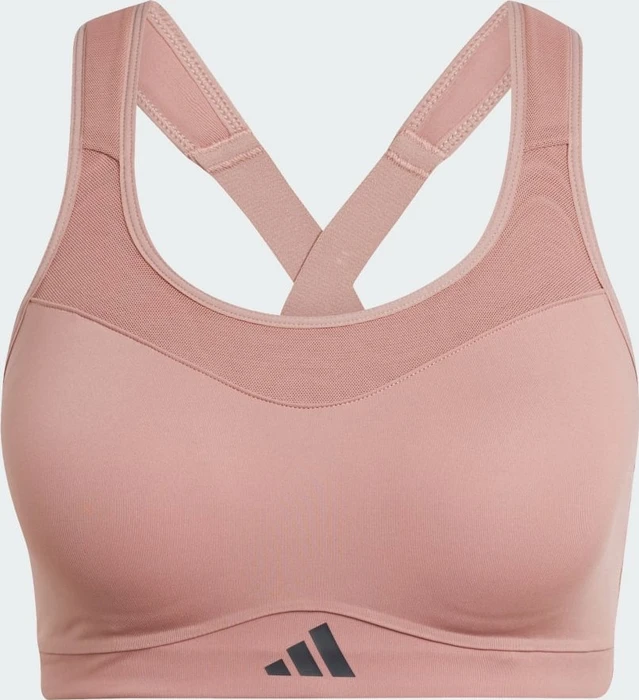 adidas TLRD Impact Training High Support Sport-BH warm clay (Damen)