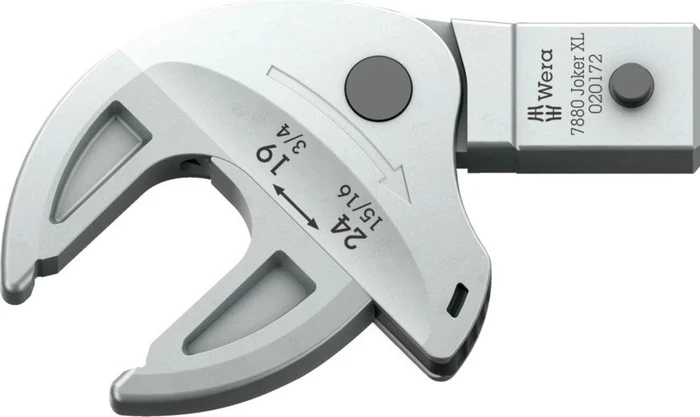 Wera 7780 Joker XL selbstjustierender Einsteck-Maulschlüssel selbstjustierend 14x18mm, 19-24mm