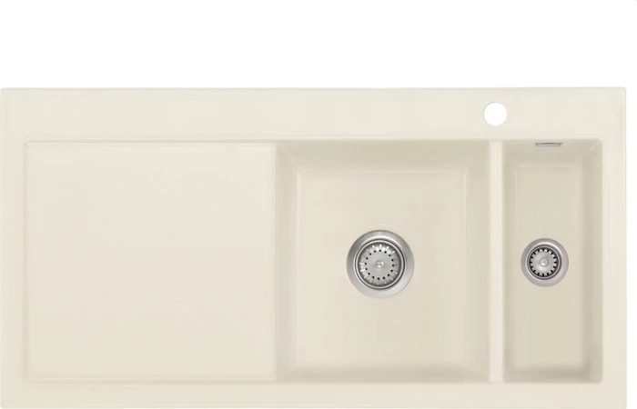 systemceram Mera 100 Einbau Becken rechts jasmin